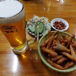 中華料理 龍府 - お得なビールセット。