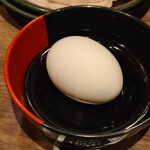 一蘭 - 半熟塩卵は丁度よい塩加減