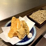 蕎麦 酒 料理 ちく山 - 天せいろ