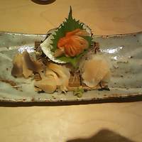 銀座ささ花 - 貝のお刺身の盛り合わせ