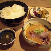 銀座 あさみ - 鯛茶漬の全体はこんな感じです。