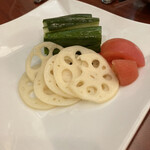 點心茶室 京都店 - 野菜の甘酢