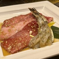游玄亭 赤坂 - カルビとエビ