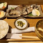 魚と魚 - (静岡)黒むつの炭火焼定食
