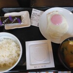 なか卯 - 料理写真:目玉焼き納豆朝食ごはん小盛370円(2025.8.13)