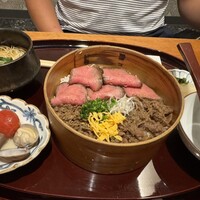 すき焼きと牛まぶし ももしき - 