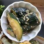 Pocafe - 胡麻味噌ズッキーニ