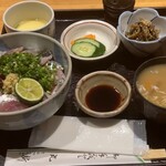 丸新 - 「アジたっぷり丼」(税込1,880円)