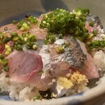 丸新 - 「アジたっぷり丼」(税込1,880円)