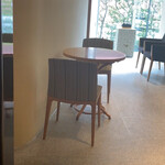 丸新 - 内観(お店が混雑いっぱい時の待ち合いエリア)