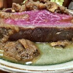 千ふく - 近江牛 焼きたてローストビーフ定食(470g)