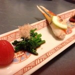 特上ロースのしゃぶしゃぶコース（前菜）