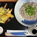 そばうどん処 尼子 - 天ぷらそば（冷）