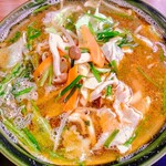 ドライブイン笠松 - 料理写真:味噌ラーメン (野菜・ニンニク入り)