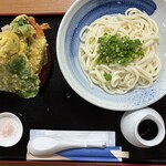 そばうどん処 尼子 - 天ぷらうどん（冷）