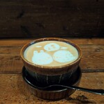 318520433 - ぼくのミルクコーヒー　ラテアート