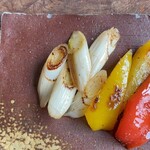 吟八亭 やざ和 - 香ばしく甘み有る野菜