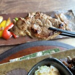 吟八亭 やざ和 - この焼き目が