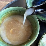 吟八亭 やざ和 - そば湯トロトロ深い白濁系 