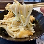 本格手打うどん 大河 - ぶよよーんとしててコシのある独特の麺、麦の味もよし。