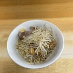 ラーメン二郎 - 汁なし　麺少なめ　ニンニクスコシアブラ