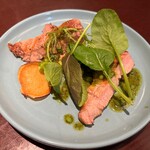 伊・食・旬 イガッタ - ★コース（3750円税込）グラスワイン赤（150円税込）バケット（2個・80円税込）★