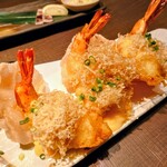 温炊き さんずい - 大海老マヨネーズ(3尾)　1,080円