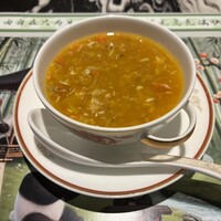 全聚徳 銀座店 - 上海蟹味噌とフカヒレのスープ