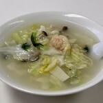 蘭州苑 - 料理写真:エビそば（塩）