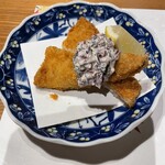 料理や 万ぷく - アジフライ　しば漬けタルタル