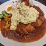 神戸トルコライス - カツ エビフライの並