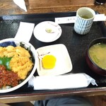 柿崎商店 海鮮工房 - イクラトッピング、ウニ丼