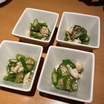 活魚 旬菜 串焼き処 鳥まさ - お通し