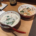 おばんざい KURUMI - クリーム煮と焼きビーフン