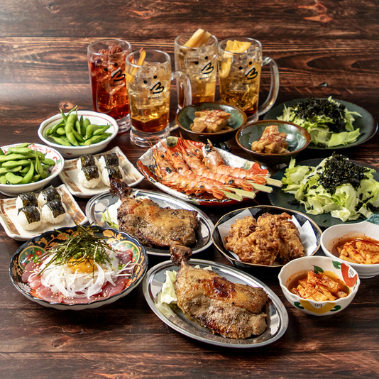 Honetsukitori, Kara-age, Yakitori ga Burichikin. Joshin Ekimae Ten