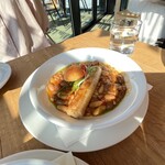 「ミシュカ」キッチン＆バー - こちらは鴨肉を使った料理(๑>◡<๑) 普段、鴨は食べないから、こちらをチョイスしたけど、美味しかった(*≧∀≦*)