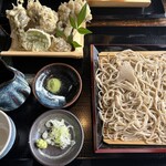 そば道場　久慈川　翁 - 舞茸天せいろ