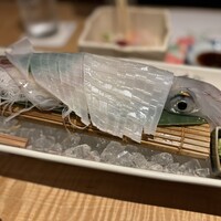 対馬のどぐろとイカ活き造り 博多 魚蔵 都ホテル店 - 