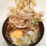天玉そば \460 タワーのような天ぷらをご賞味あれ！ 