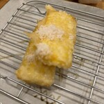 二代目 天ぷらすずき - とうもろこし天。夏天ぷらの代表選手！甘さが嬉しい！