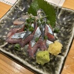 二代目 天ぷらすずき - 秋刀魚刺し！鯵より脂が乗ってる！