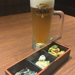 純系名古屋コーチン 鶏や なか山 - お通し