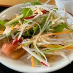 マーボー＆たんたん麺の店 シェ☆シェ - サラダがちゃんと美味しいお店は当たりです！