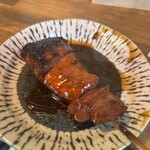 鮮度の極み 魚もつ - レバー。食感良し。タレも良し。