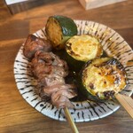 鮮度の極み 魚もつ - ズッキーニとハツモト。