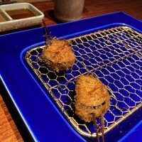 串揚げキッチン だん 梅田店 - 茄子（出汁醤油でどうぞ）