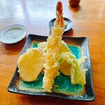 蕎麦切り大城 - 天ぷら盛り合わせ