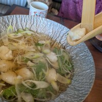日本料理 初海 - 初島出世鍋　イカのつみれ投入