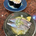 浜っ子 - サーモンマヨ巻き　本日のTOP賞 再びのイワシ