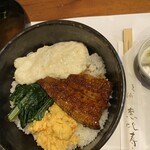 恵比寿亭 - 鰻湯葉とろ丼1700